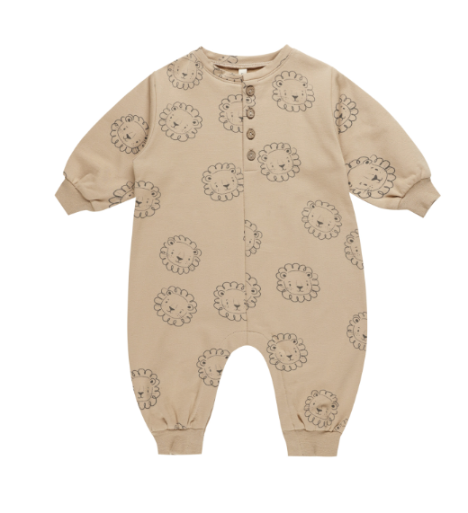 Relaxed Fleece Jumpsuit | Lions