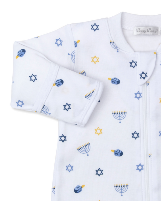 My First Hanukkah Footie w/Zipper