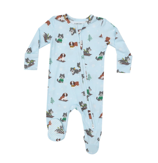 Two Way Zipper Footie | Mush Puppies