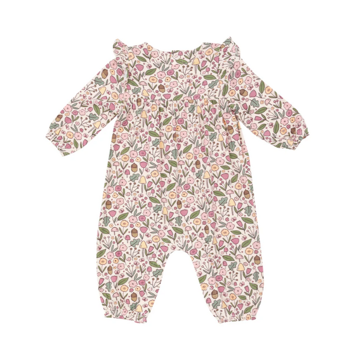 Ruffle Sleeve Romper | Acorn Floral