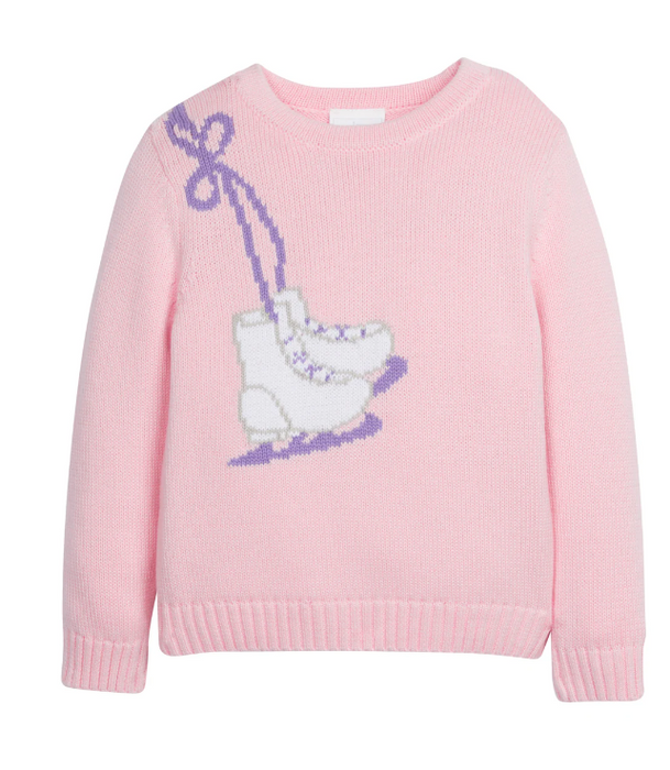Ice Skate Intarsia Sweater