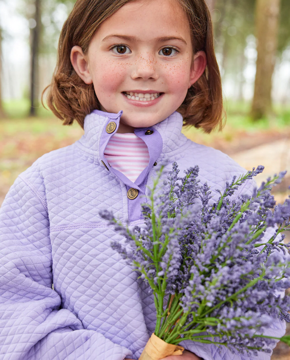 Lavender w/Lilac Quilted Pullover