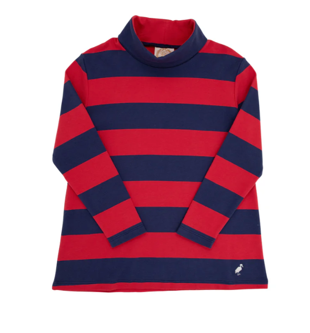 Tenley Tunic | Richmond Red/Nantucket Navy Stripe