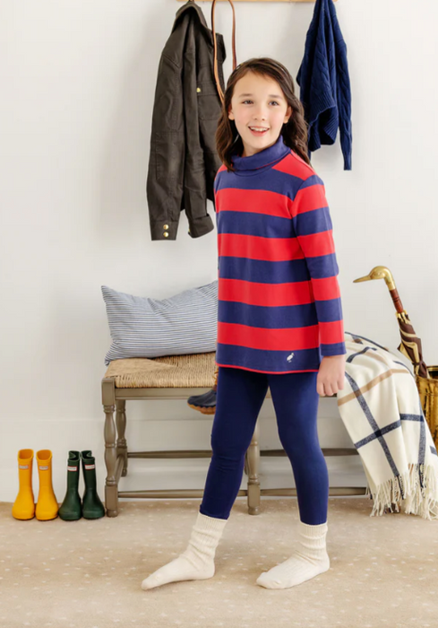 Tenley Tunic | Richmond Red/Nantucket Navy Stripe