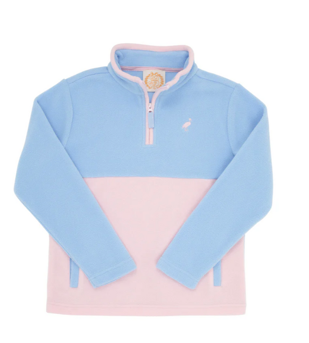 Haywood Half-Zip | Beale Street Blue w/Palm Beach Pink