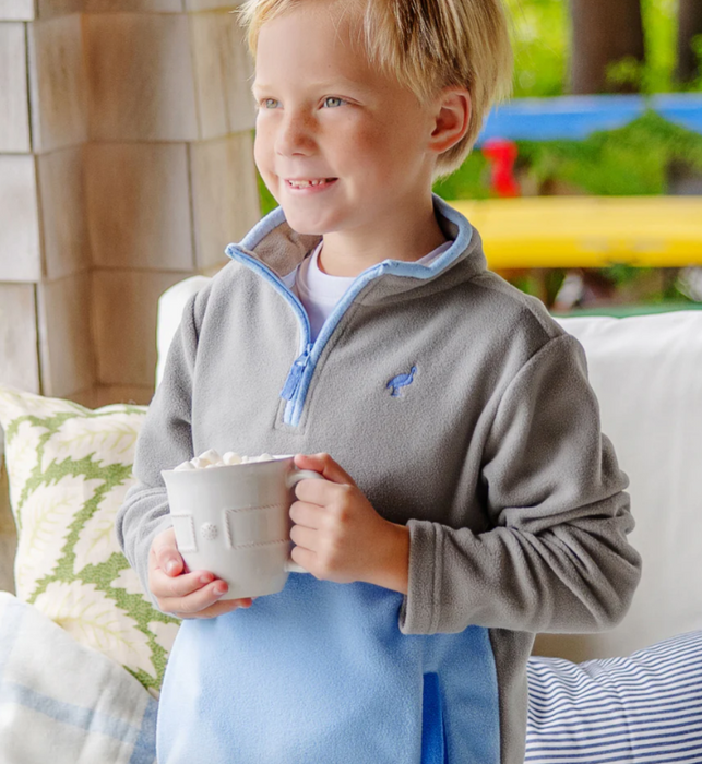 Haywood Half-Zip | Grantley Grey/Beale Street Blue