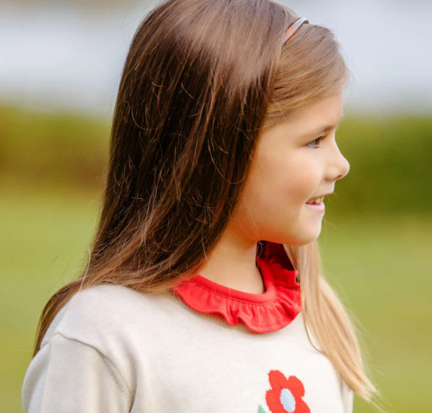 Reece Ruffle Top | Richmond Red