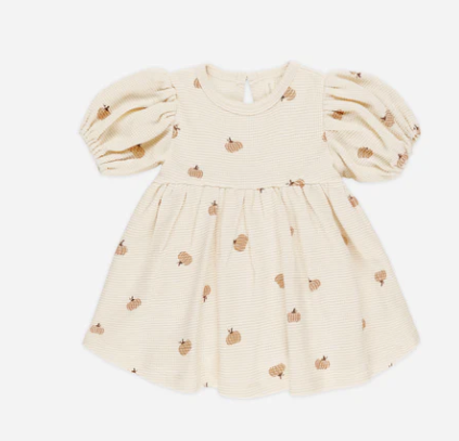 Waffle Babydoll Dress | Pumpkins
