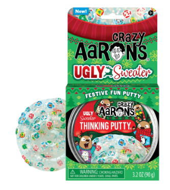 Ugly Sweater Thinking Putty Tin