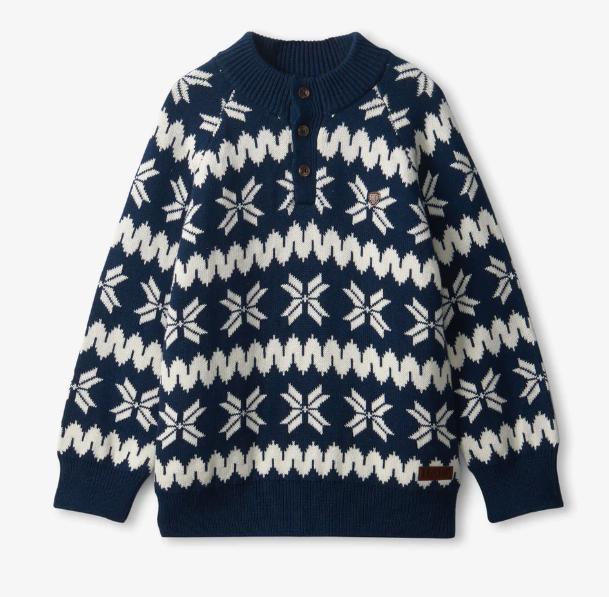 Winter Knit Mock Neck Sweater