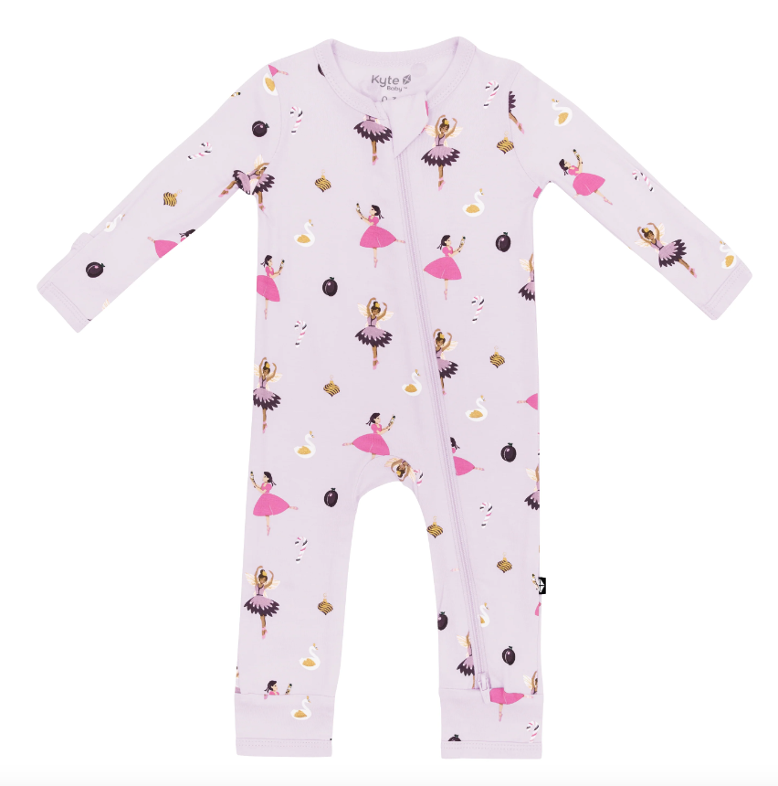 Kyte Zippered Romper | Sugar Plum