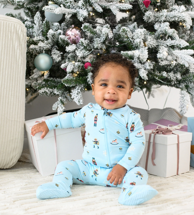Kyte Zippered Footie | Nutcracker