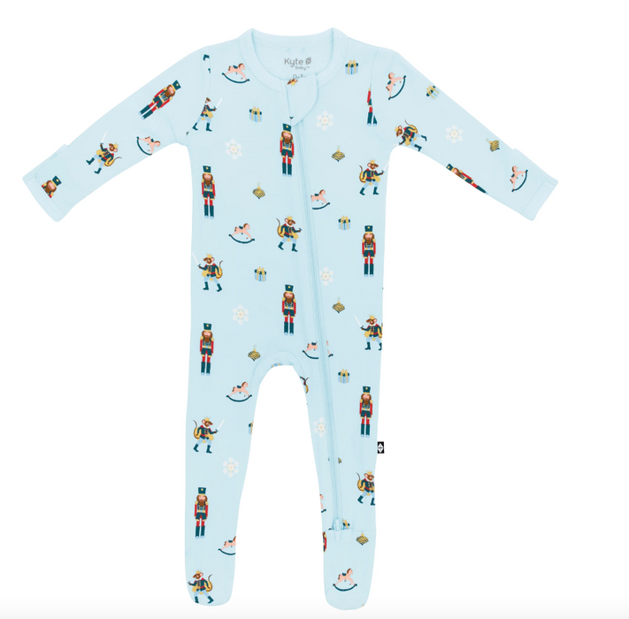 Kyte Zippered Footie | Nutcracker