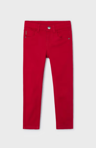 Red Boys Slim Fit Pant | 517