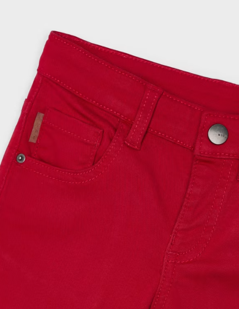 Red Boys Slim Fit Pant | 517
