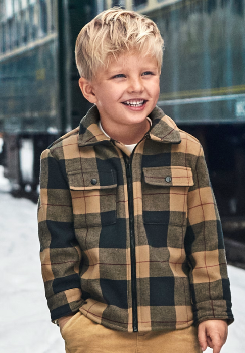Boys Plaid Jacket  | 4462