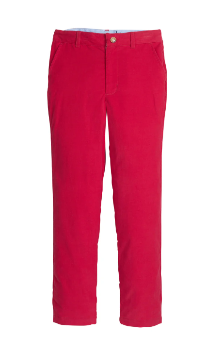Classic Pant | Red Corduroy