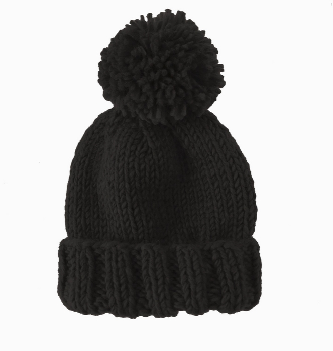 Black Classic Pom Hat