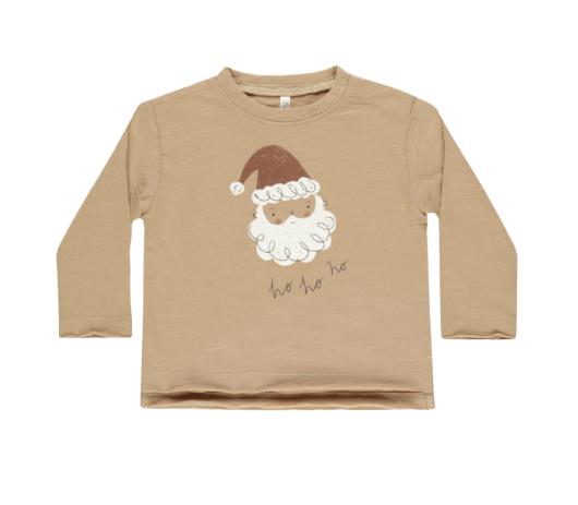 Raw Edge Long Sleeve T-Shirt | Santa