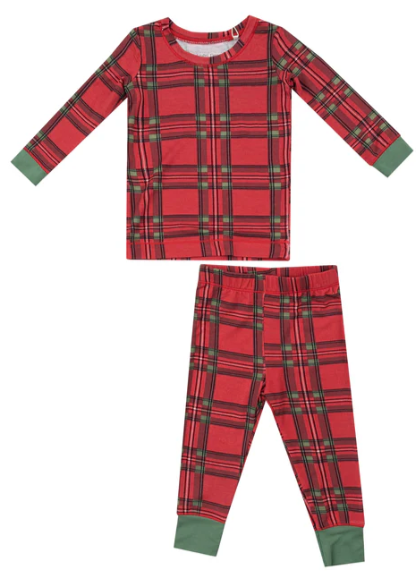 Loungewear Set | Vintage Holiday Plaid