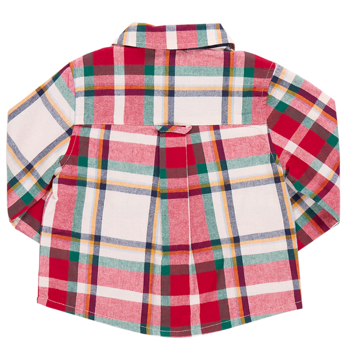 Boys Jack Shirt | Holiday Tartan