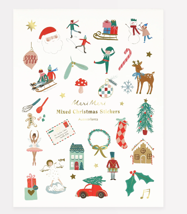 Mixed Icon Christmas Stickers