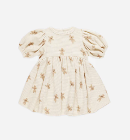 Waffle Babydoll Dress |  Gingerbread