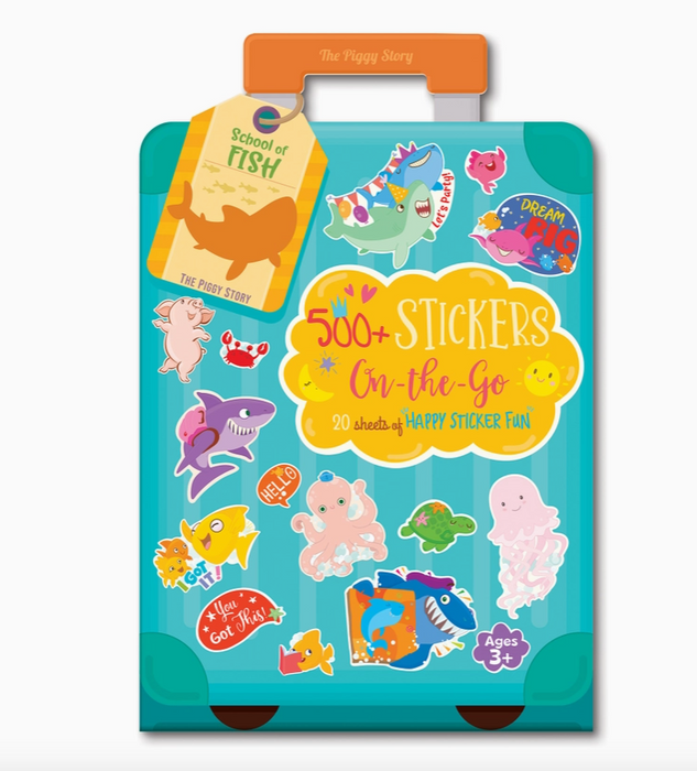 500+ Stickers on the Go | School of Fish