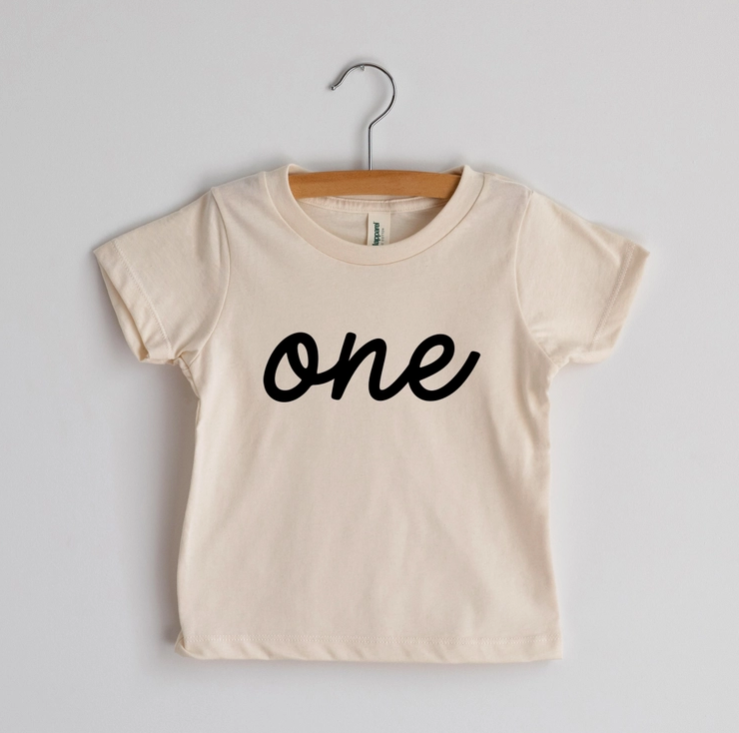 Script Birthday Tee | One