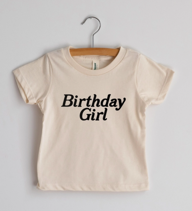 Birthday Girl Tee | Cream