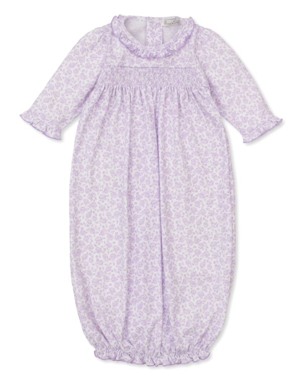 Lilac Summer Gardens Sack w/Smocking