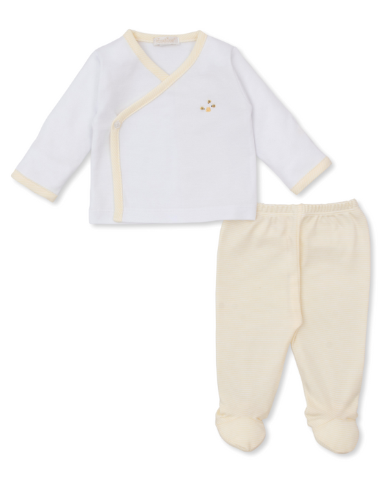 Bee Hive Footed Pant Set