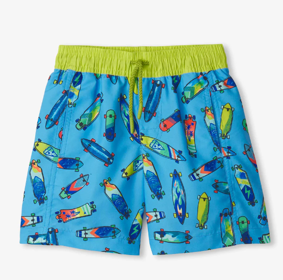 Long Board Swim Trunks
