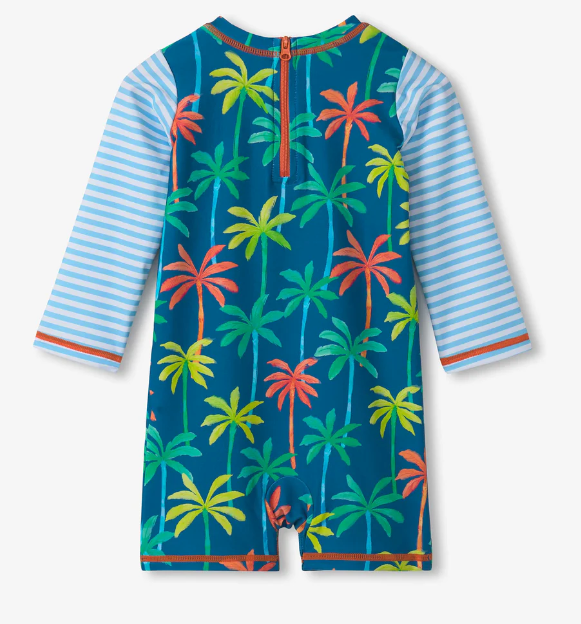 Painted Palms Baby Boy One Piece Rashguard