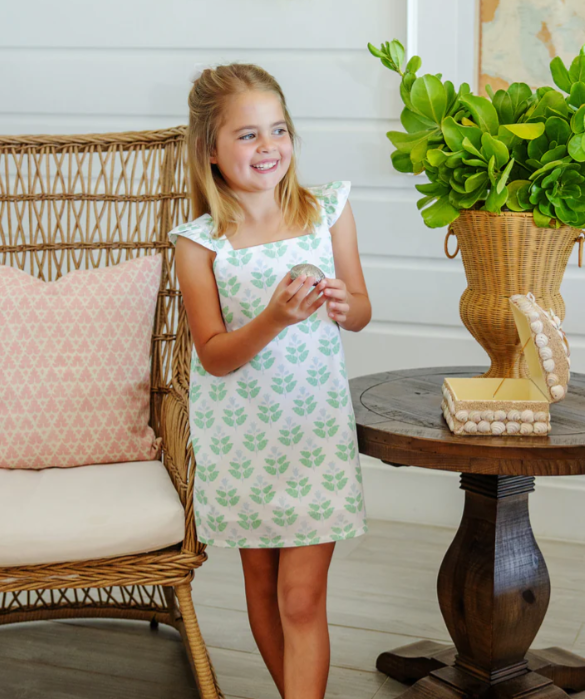 Angel Sleeve Donna Dress | Hanover Hand Block