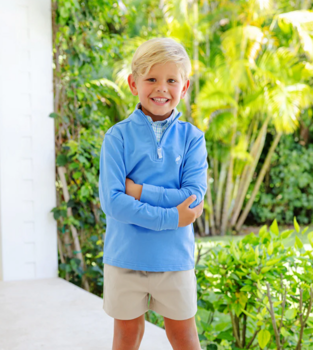 Haywood Half-Zip | Sunrise Blvd. Blue with Kennedy Cruise Stripe