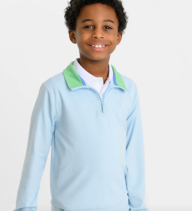 Prepletic Hayword Half-Zip | Buckhead Blue