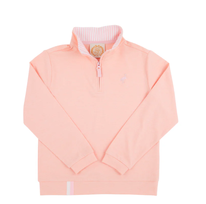 Prepletic Hayword Half-Zip | Pompano Peach with Palm Beach Pink