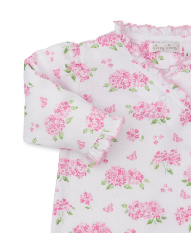 Pink Heavenly Hydrangea Footie