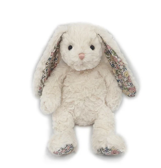 Faith Cream Floral Bunny
