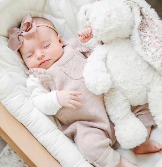 Faith Cream Floral Bunny