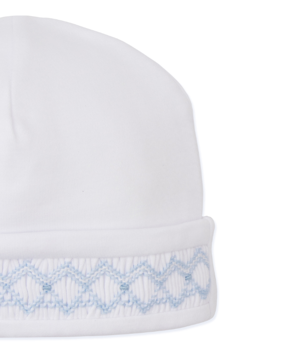 CLB Sum 25 Hat w/Hand Smock | White w/Blue