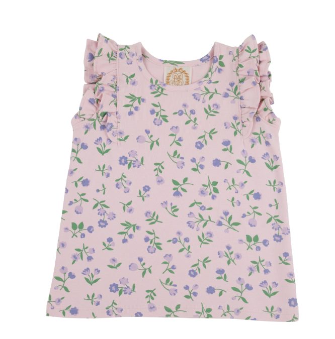 Ruehling Ruffle Top | Tuxedo Park Tulips