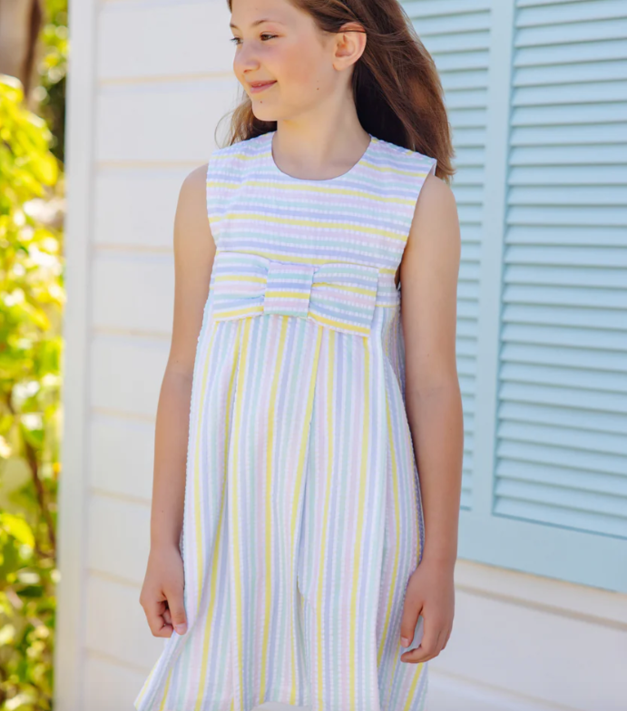 Sleeveless Darcy Dress | Siesta Key Seersucker