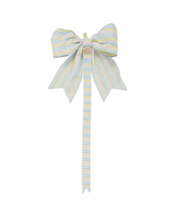 Bibie Bow Holder | Siesta Key Seersucker