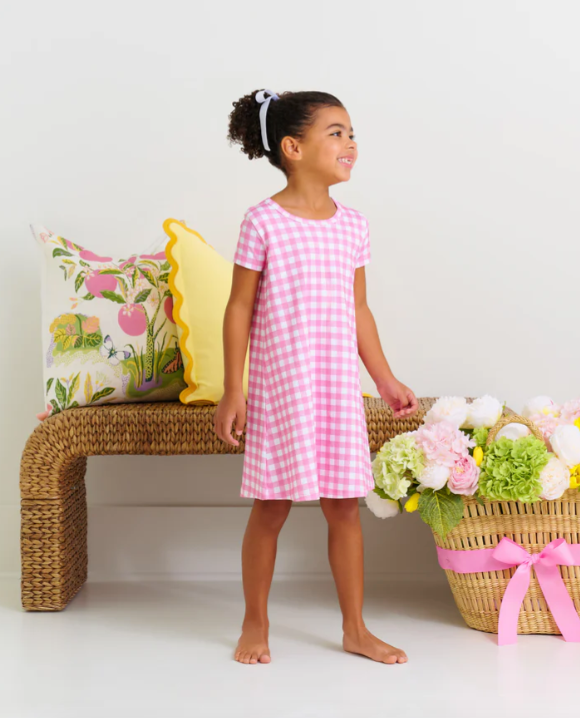 Polly Play Dress | Hamptons Hot Pink Gingham