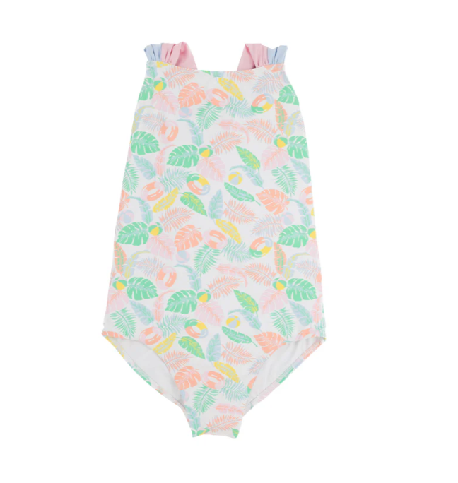 Seabrook Bathing Suit | Happy in Harbour Island w/Palm Beach Pink