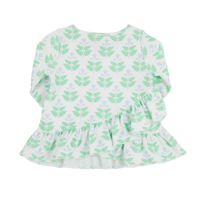 Long Sleeve Love You Back Top | Hanover Hand Block