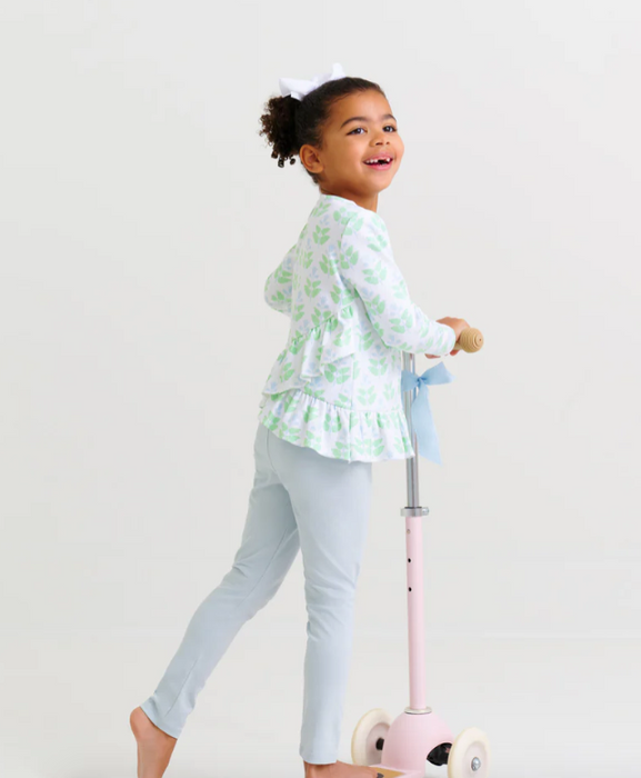 Long Sleeve Love You Back Top | Hanover Hand Block