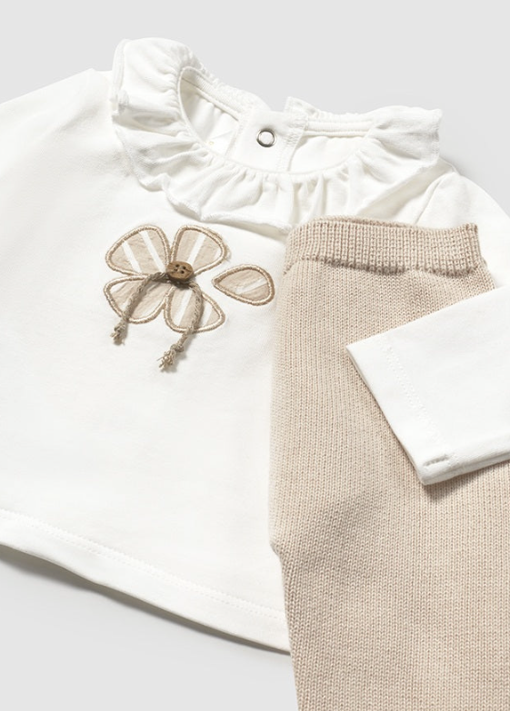 Beige Sweater Set | 1589